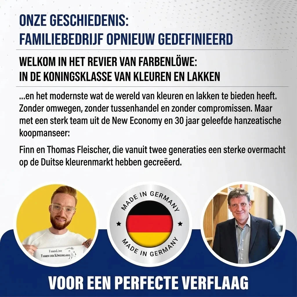 PU houtbeschermverf alles-in-één-set X500, Finn en Thomas Fleischer met Made in Germany stempel