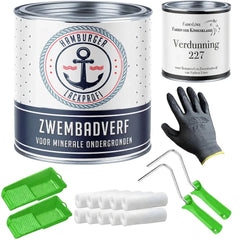 Verf incl. roller &amp; verdunner
