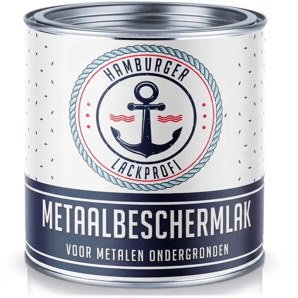 Blik Hamburger Lackprofi metaalbeschermingslak voor metalen oppervlakken.