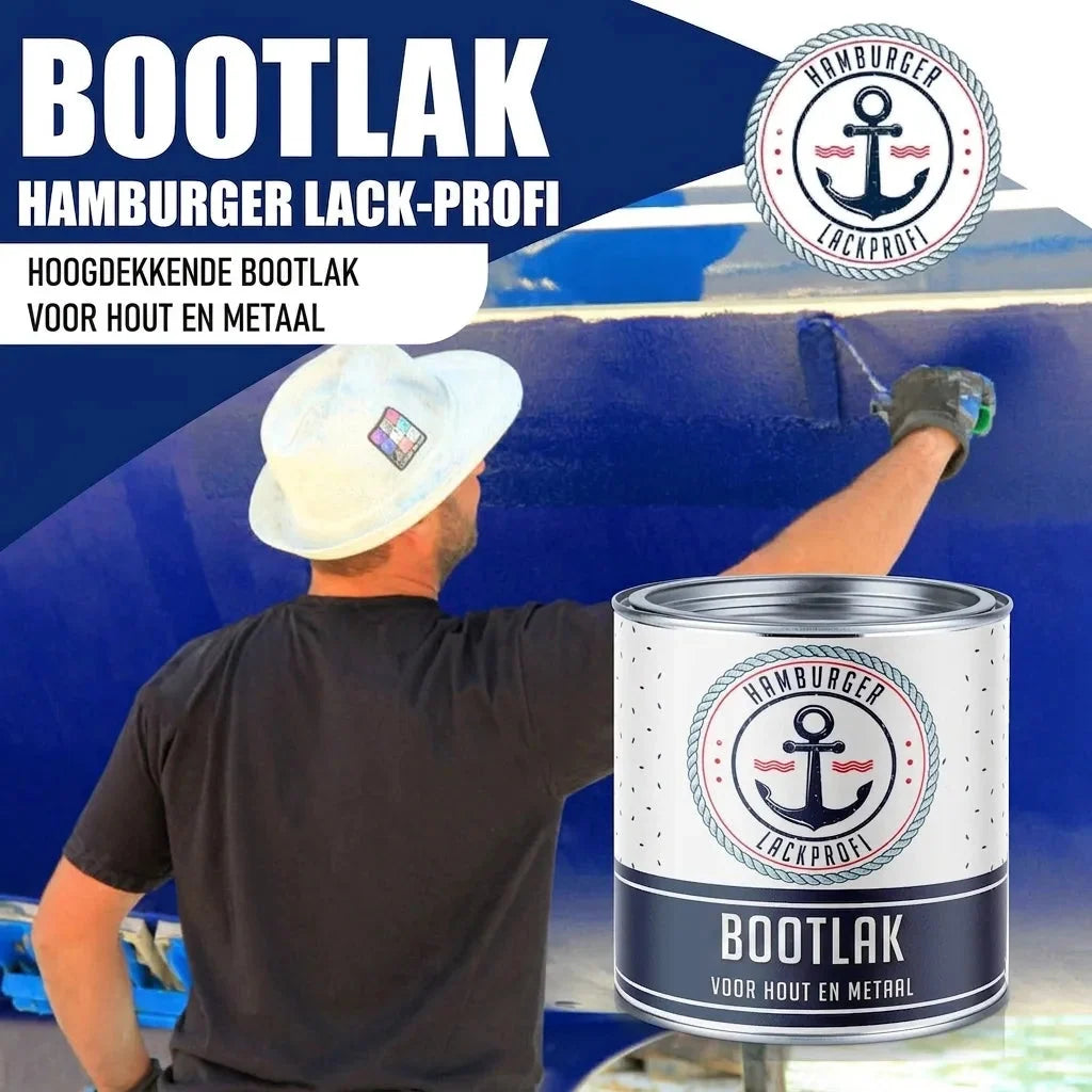 Bootlak alles-in-één-set (X500) incl. toebehoren XXL - Hamburger Lack-Profi