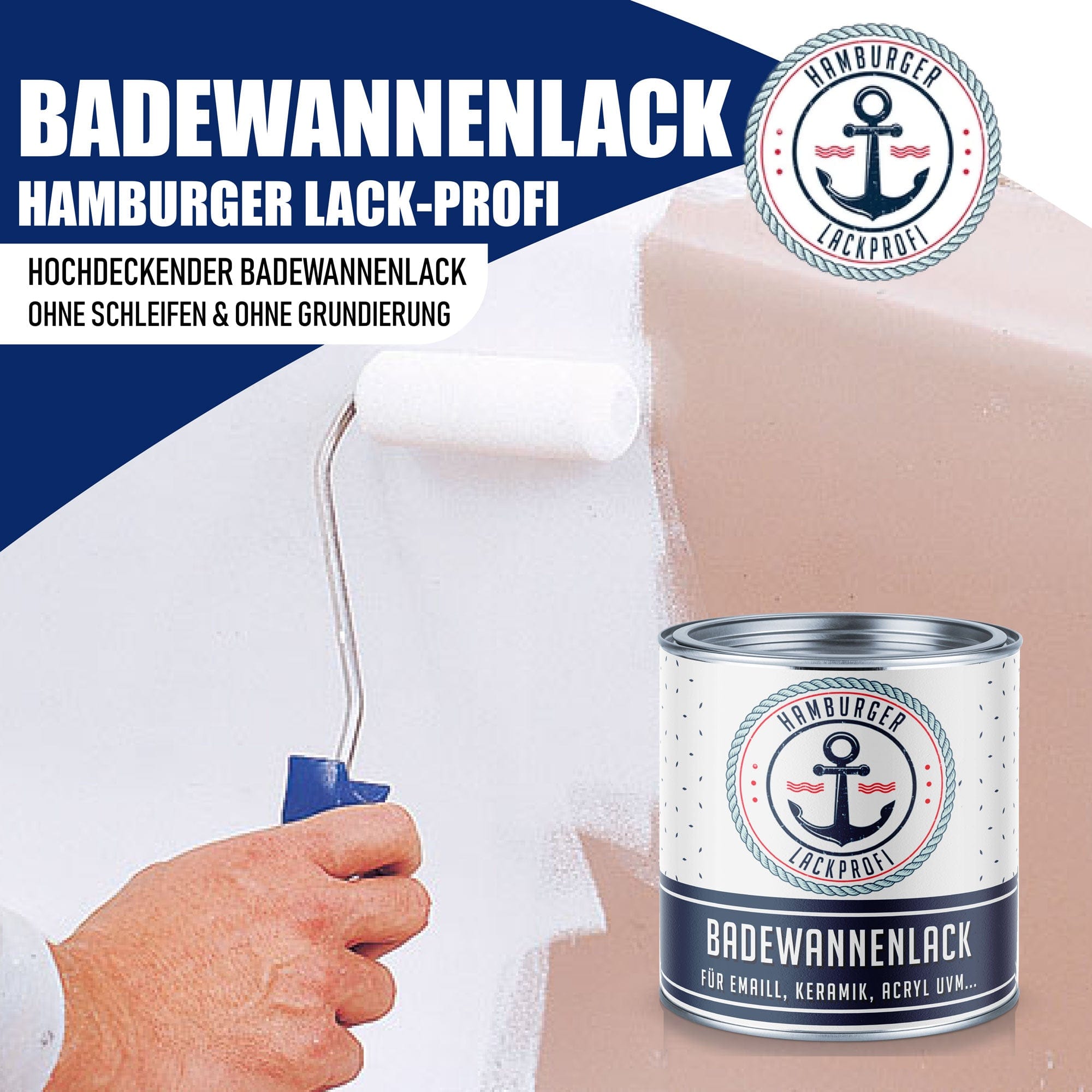Hamburger Lack-Profi Badewannenlack Hamburger Lack-Profi 2K Badewannenlack
