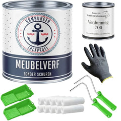 Verf incl. roller &amp; verdunner